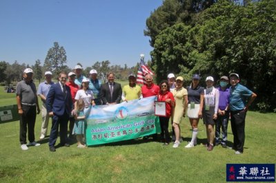 2021洛杉矶美亚高尔夫“会长杯”友谊赛国庆日挥杆
